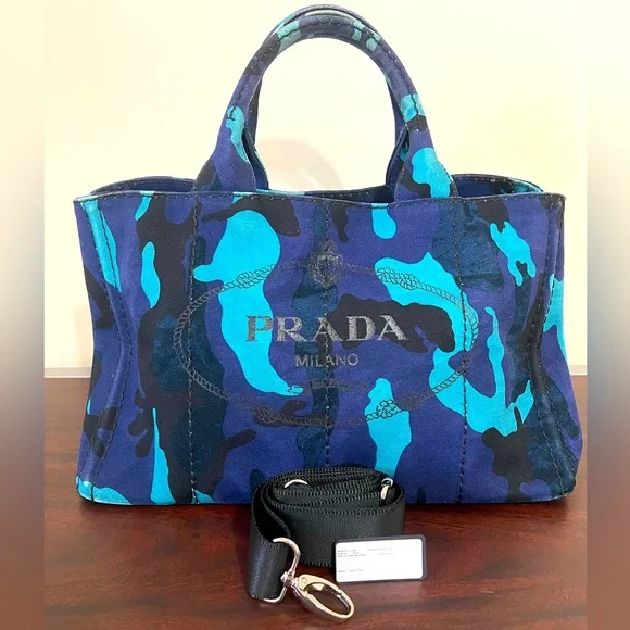PRADA CANAPA HANDBAG - Picture 3 of 17